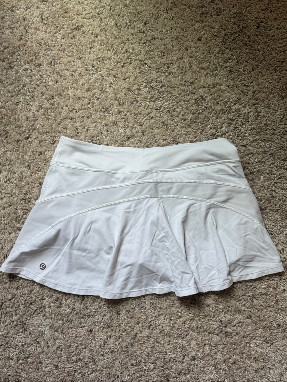 lululemon athletica White Flared Athletic Skirt